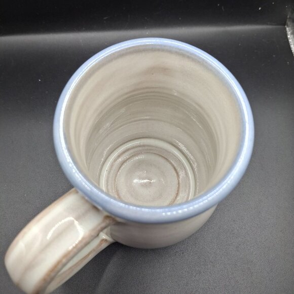 Handmade Deneen Pottery "S" Coffee Mug Bright Morning Star 2025 - Picture 5 of 7